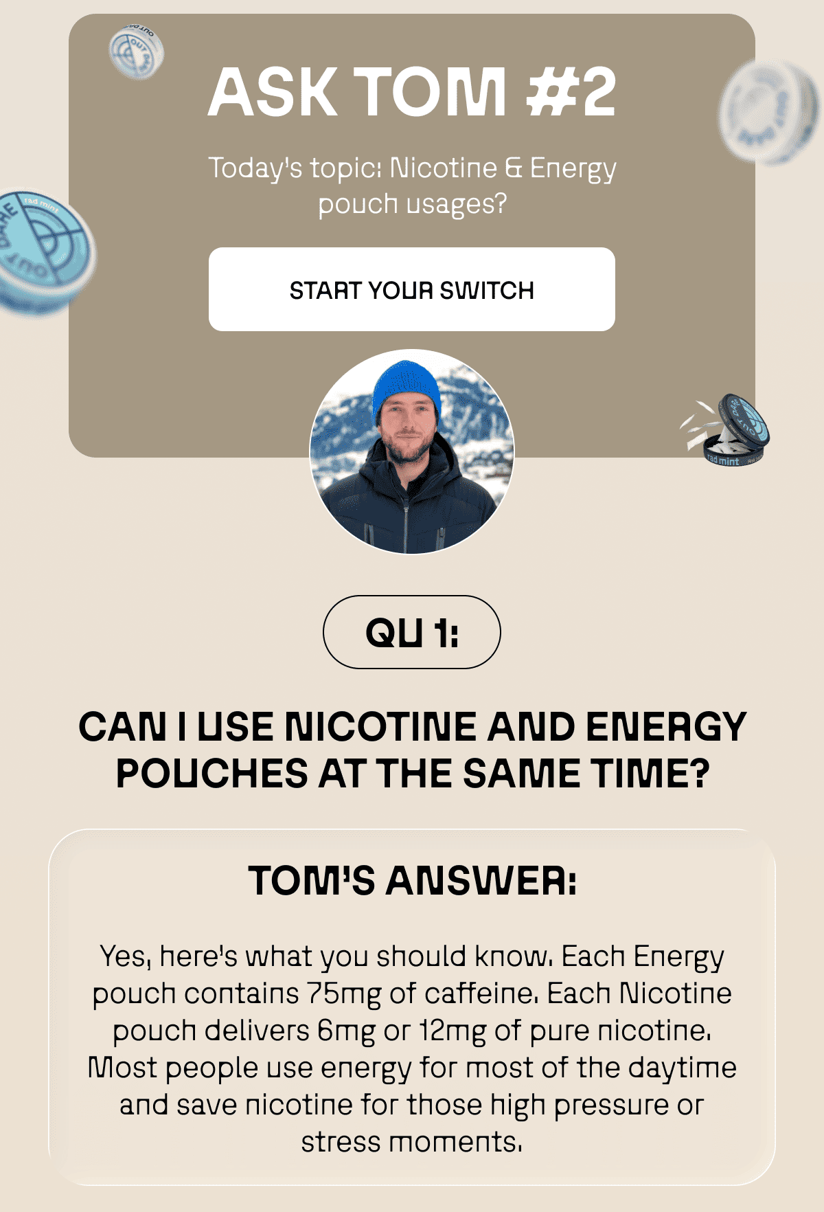 Ask Tom #2