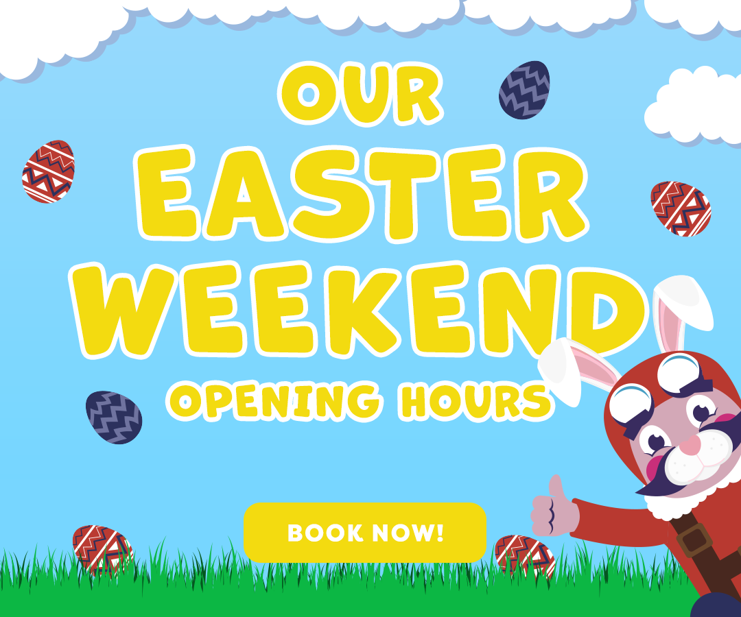 Our Easter weekend opening hours 🐣 Fun Arena