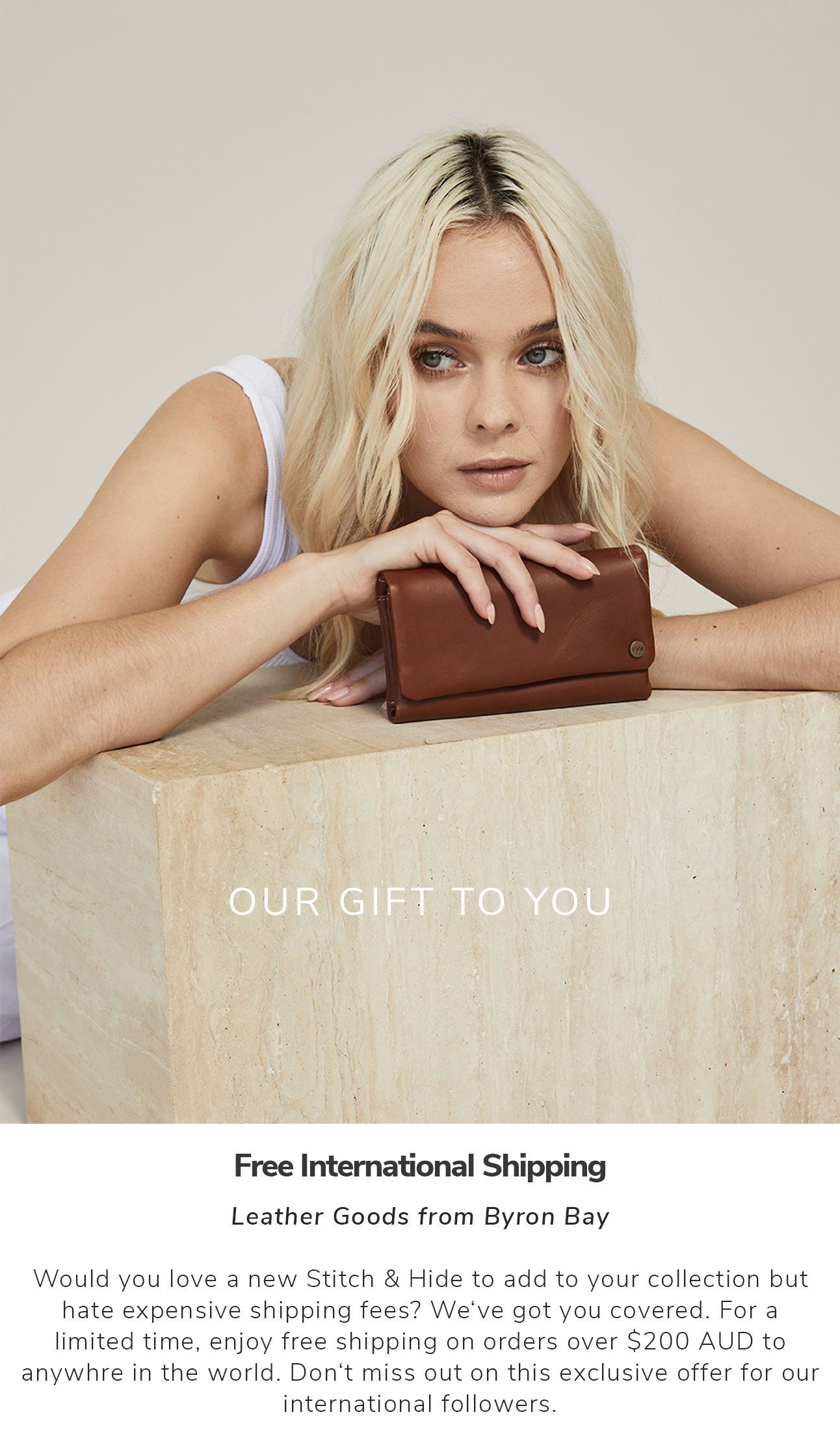 Free International Shipping 🚚💨💨 Stitch & Hide