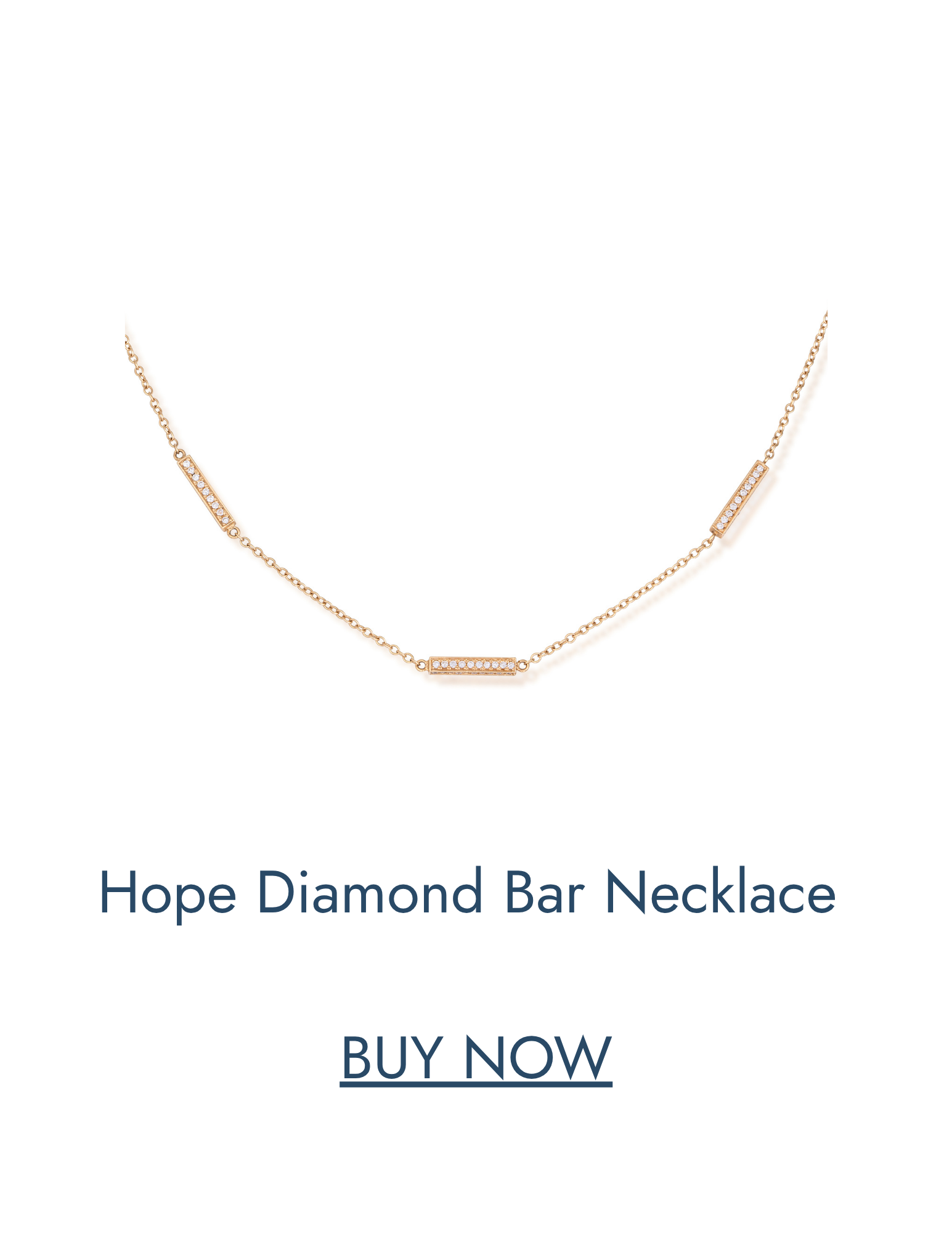 Delicate 14k gold necklace featuring a horizontal pavé diamond bar at the center, with additional diamond-accented bar details along the chain for a refined, modern look.
