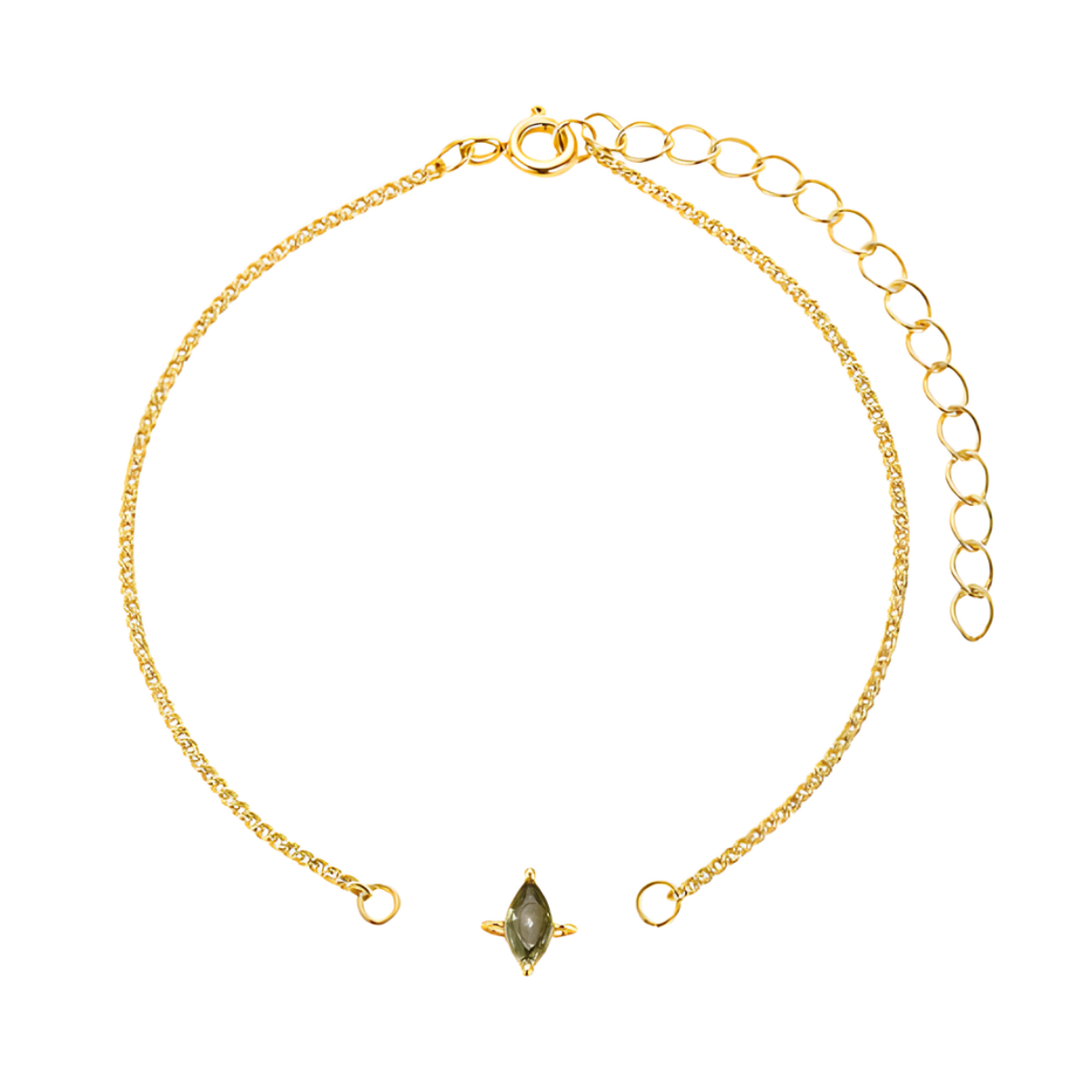 Rhombus Birthstone Bracelet