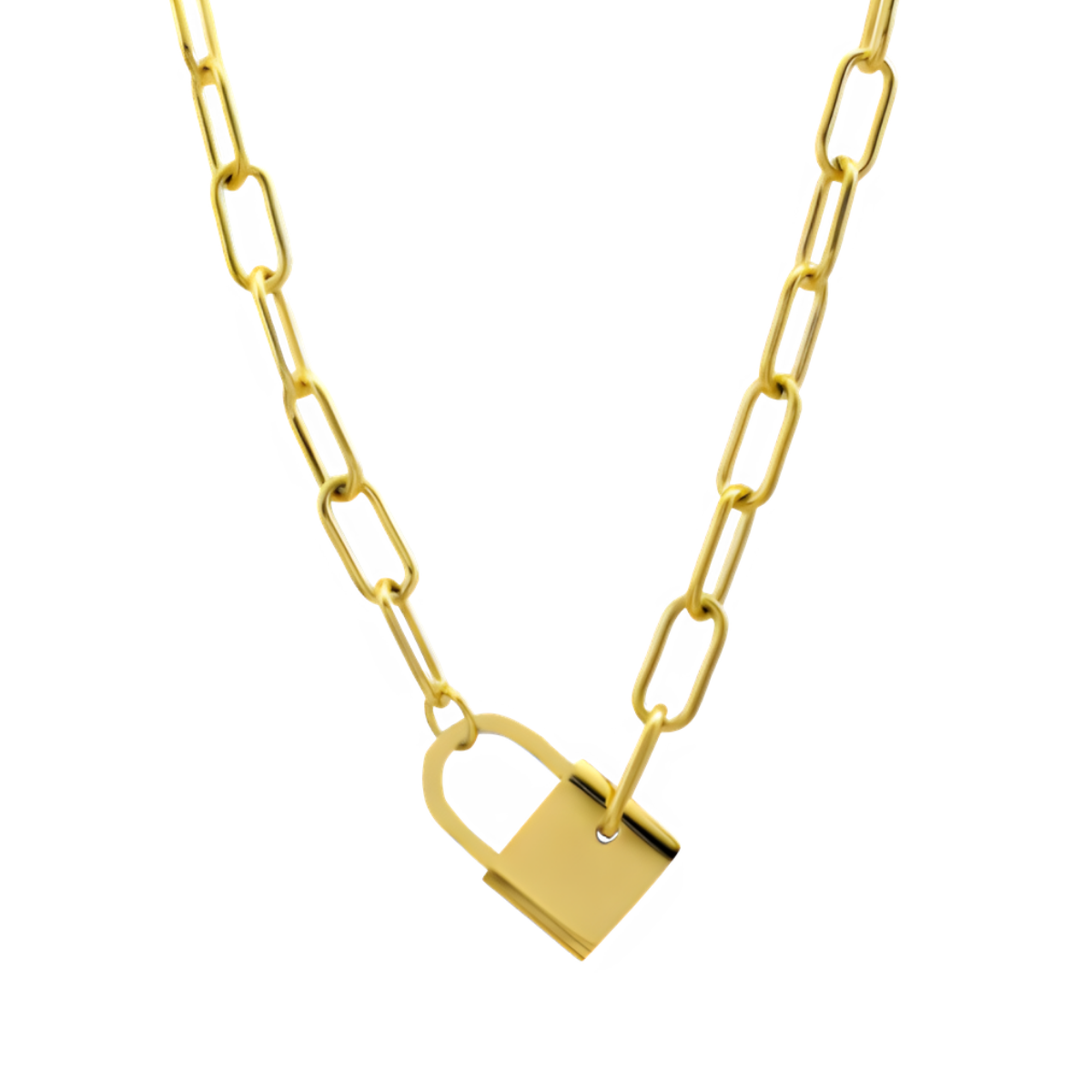 Nora Custom Engraved Padlock Necklace