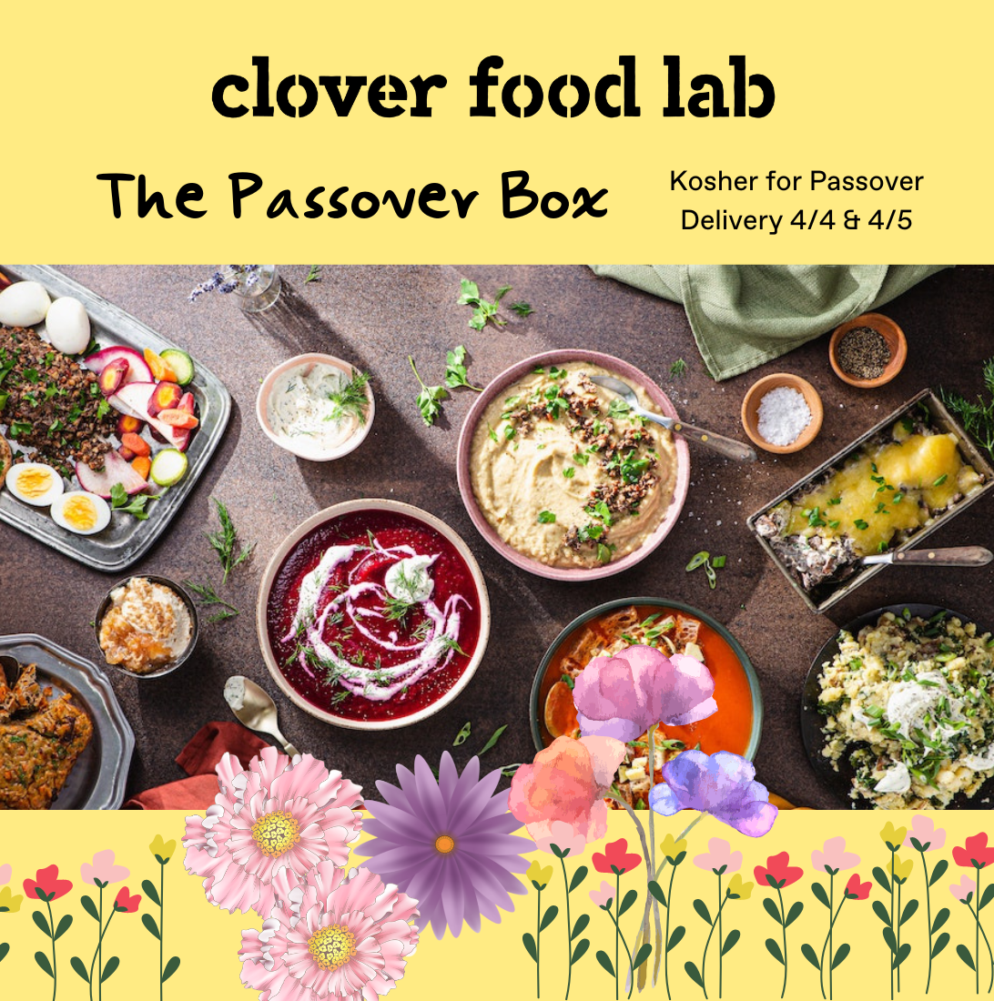 The Passover Box is Back! Clover Food Lab