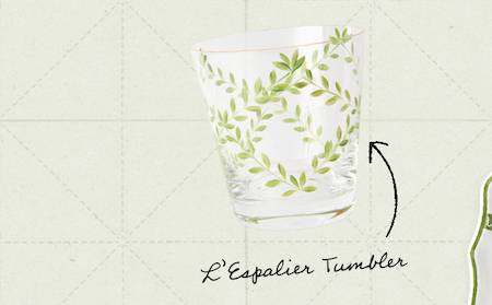  Le Potager du Roi L’Espalier Tumbler