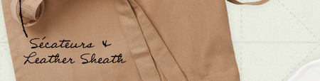 Le Potager du Roi French Sécateurs & Leather Sheath