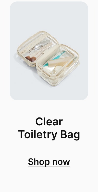 Clear Toiletry Bag