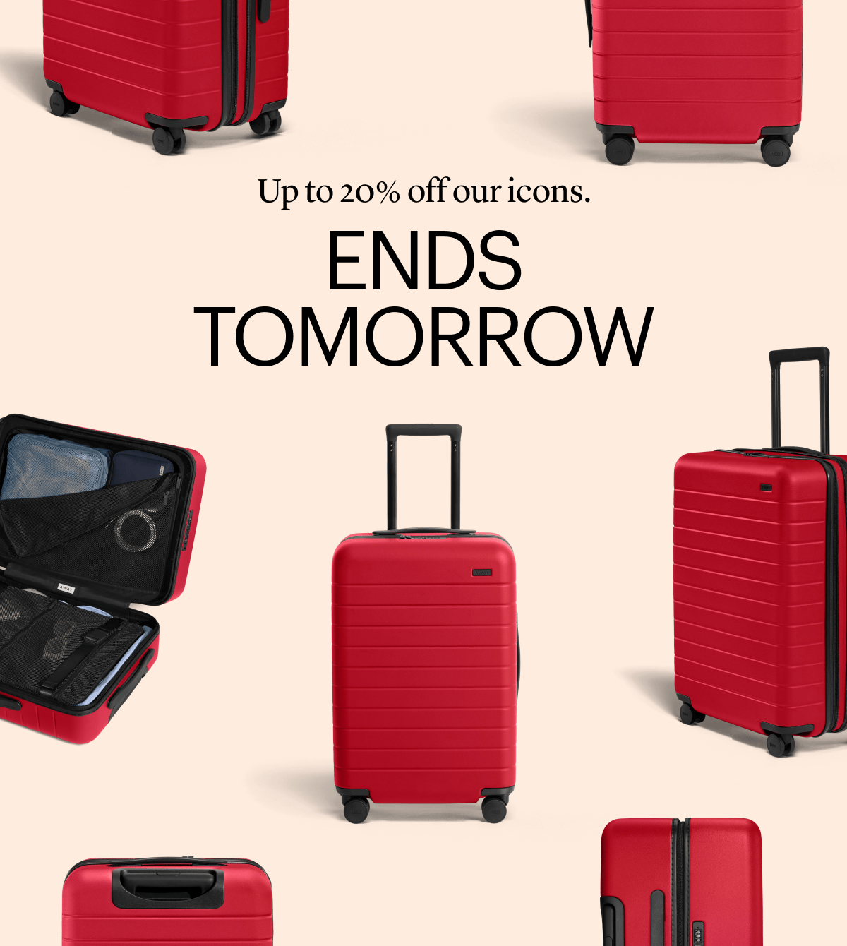 Up to 20% off our icons | ENDS TOMORROW