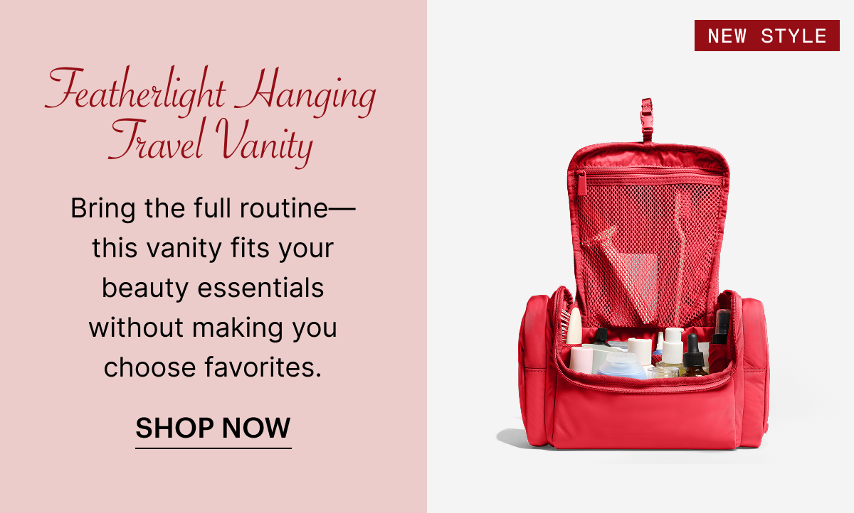 Featherlight Hanging Travel Vanity