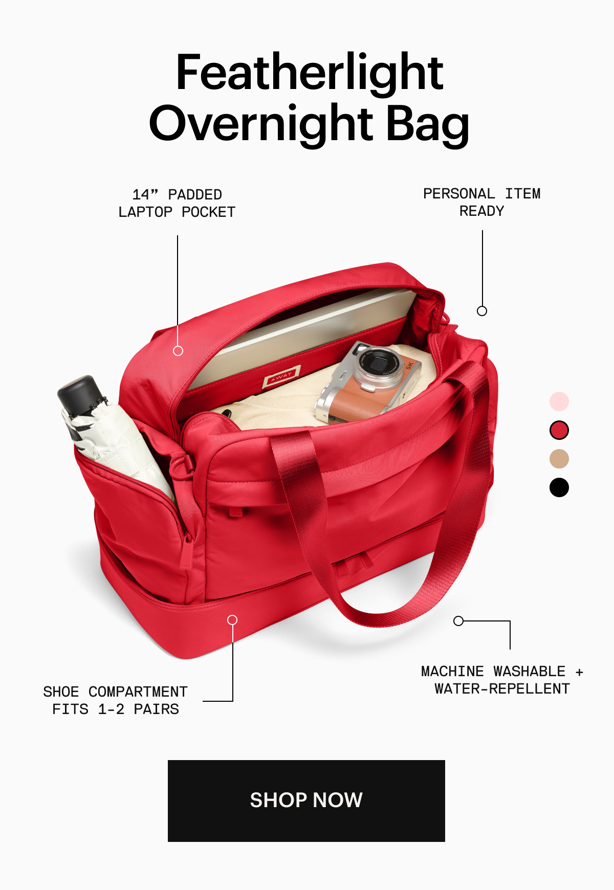 Featherlight Overnight Bag