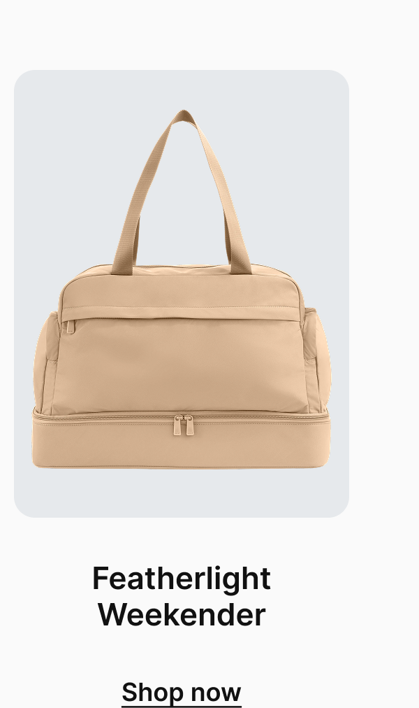 Featherlight Weekender Bag
