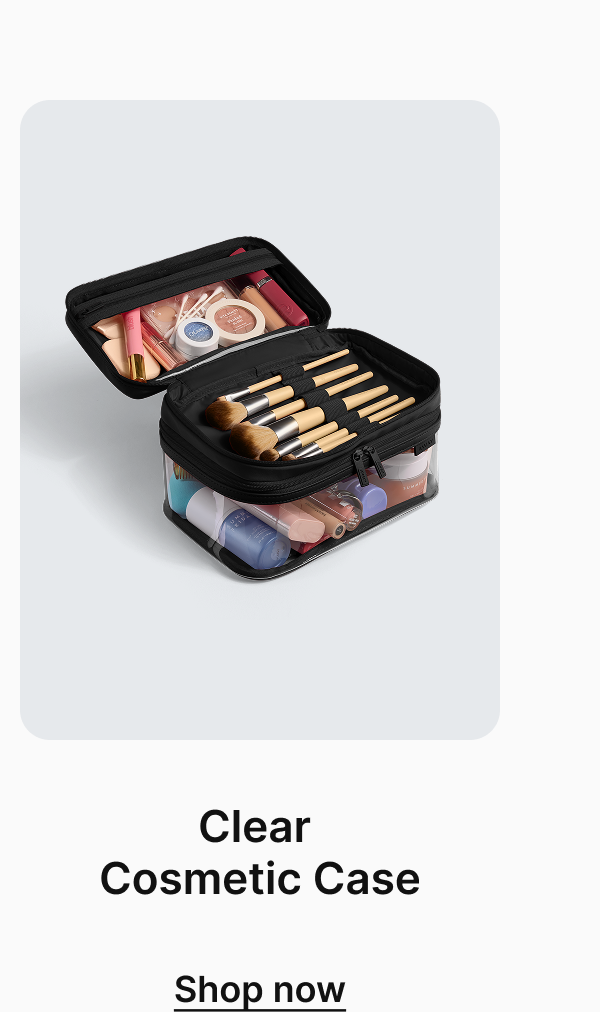 Clear Cosmetic Case