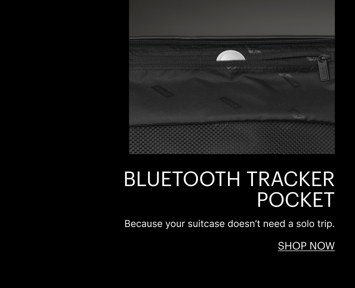 Bluetooth Tracker Pocket | Because your suitcase doesn’t need a solo trip.