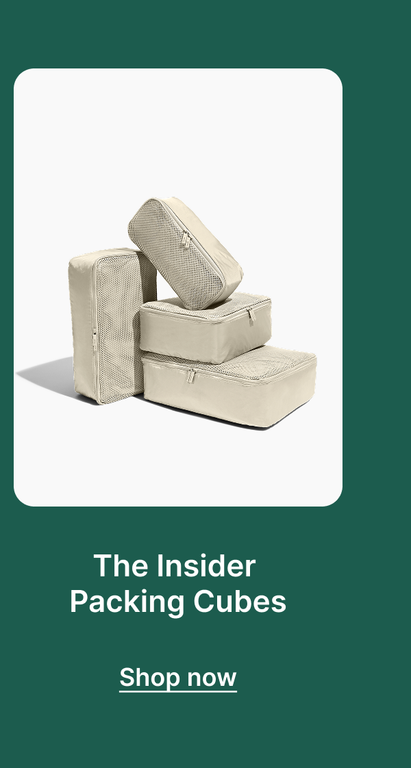 The Insider Packing Cubes