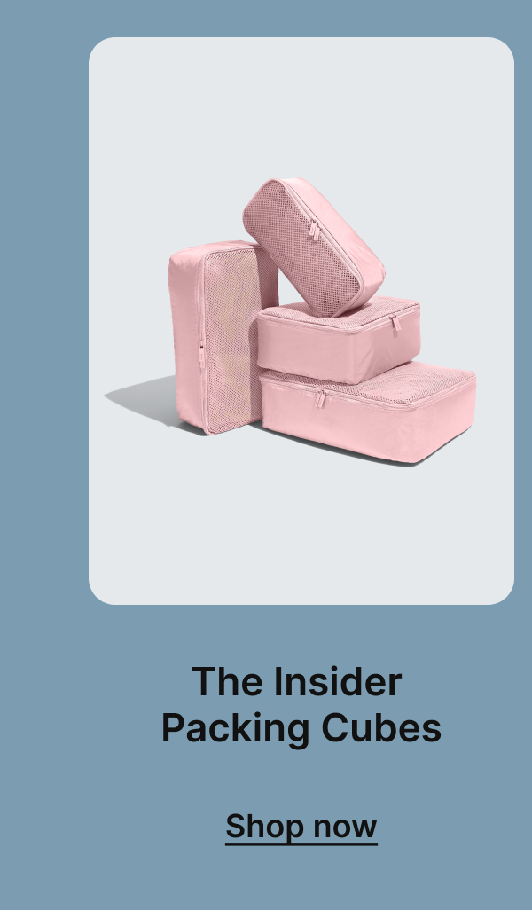 The Insider Packing Cubes