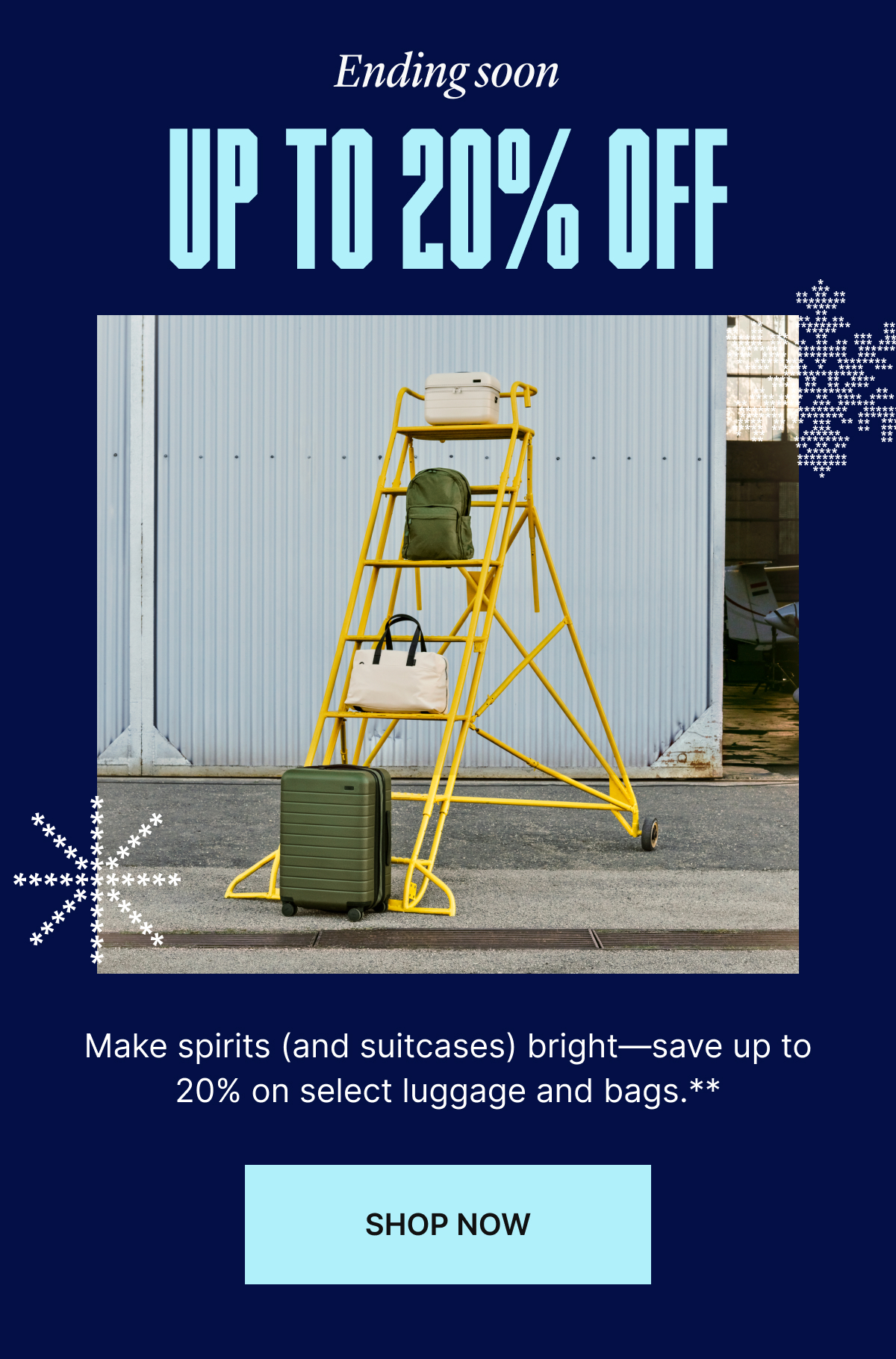 Ending soon | Up to 20% Off