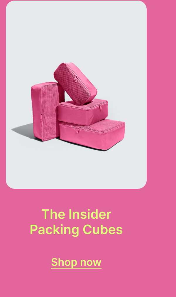 The Insider Packing Cubes