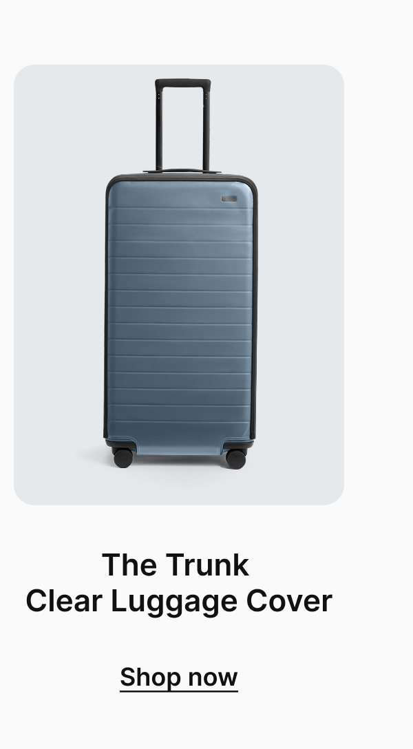 The Trunk Clear Luggage Cover