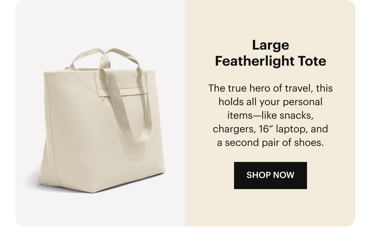 Large Featherlight Tote