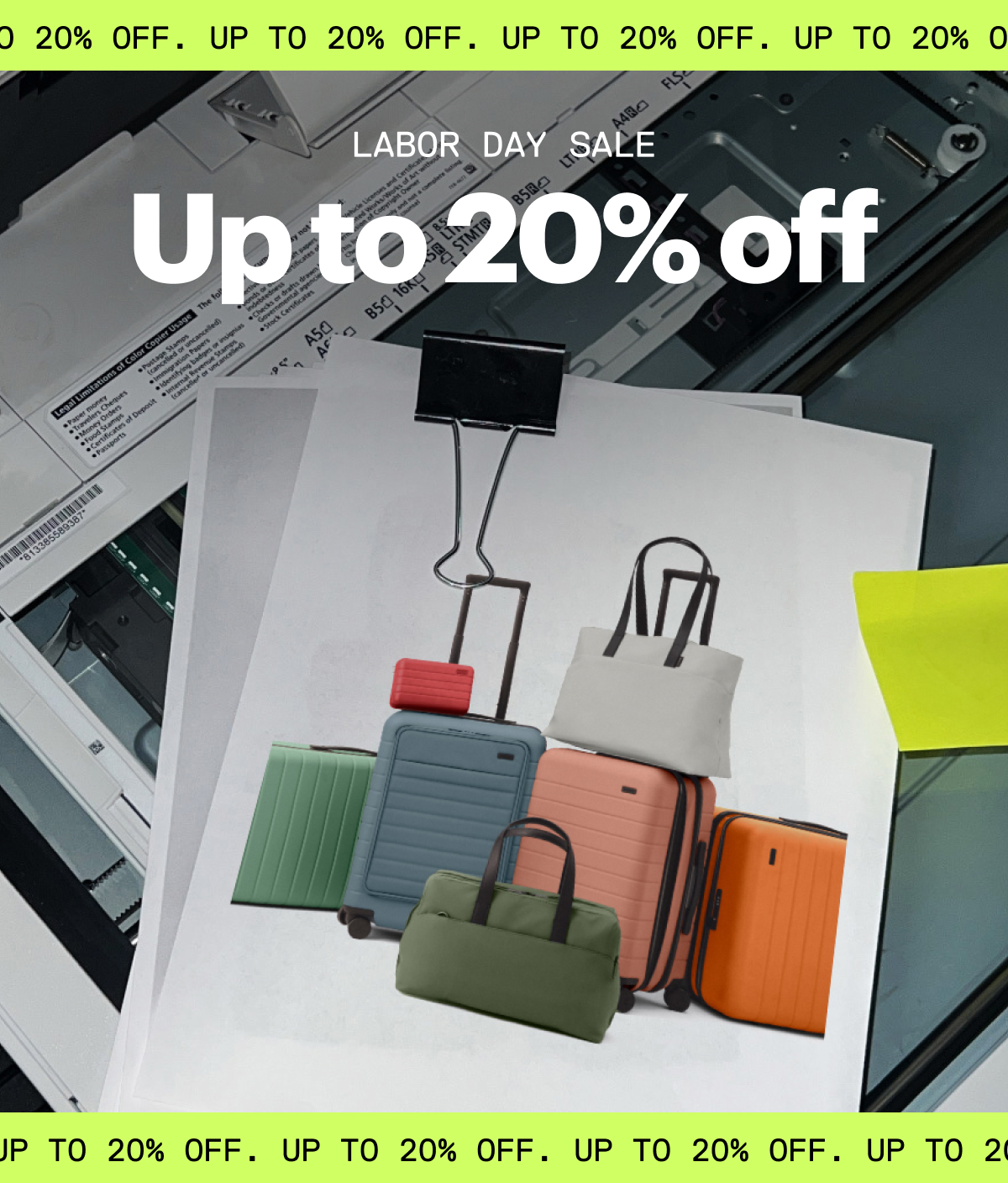Labor Day Sale: Up to 20% off