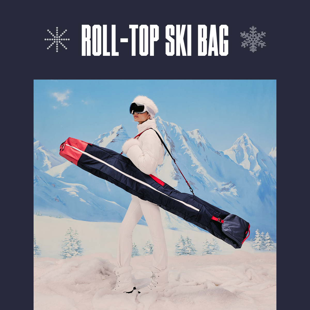 Roll-Top Ski Bag