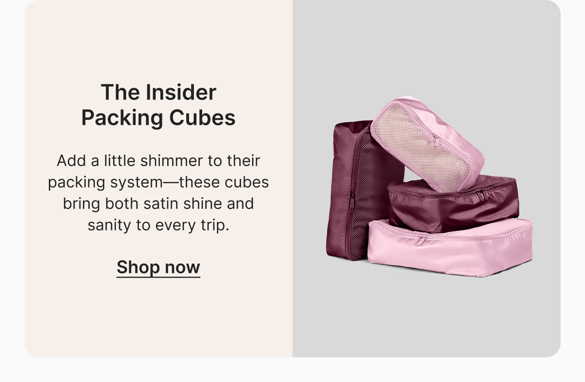 The Insider Packing Cubes