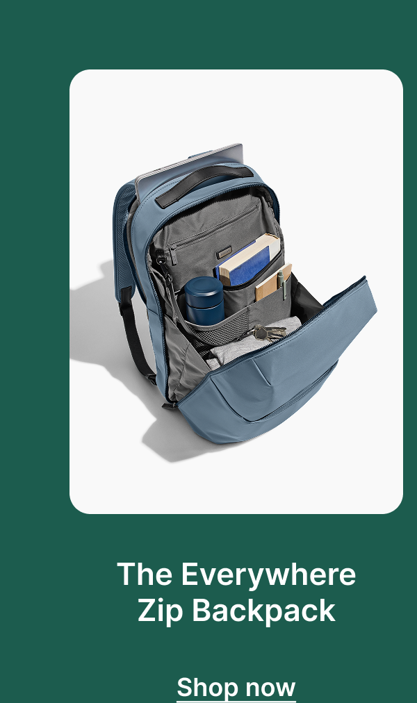The Everywhere Zip Backpack