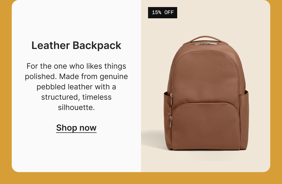 Leather Backpack