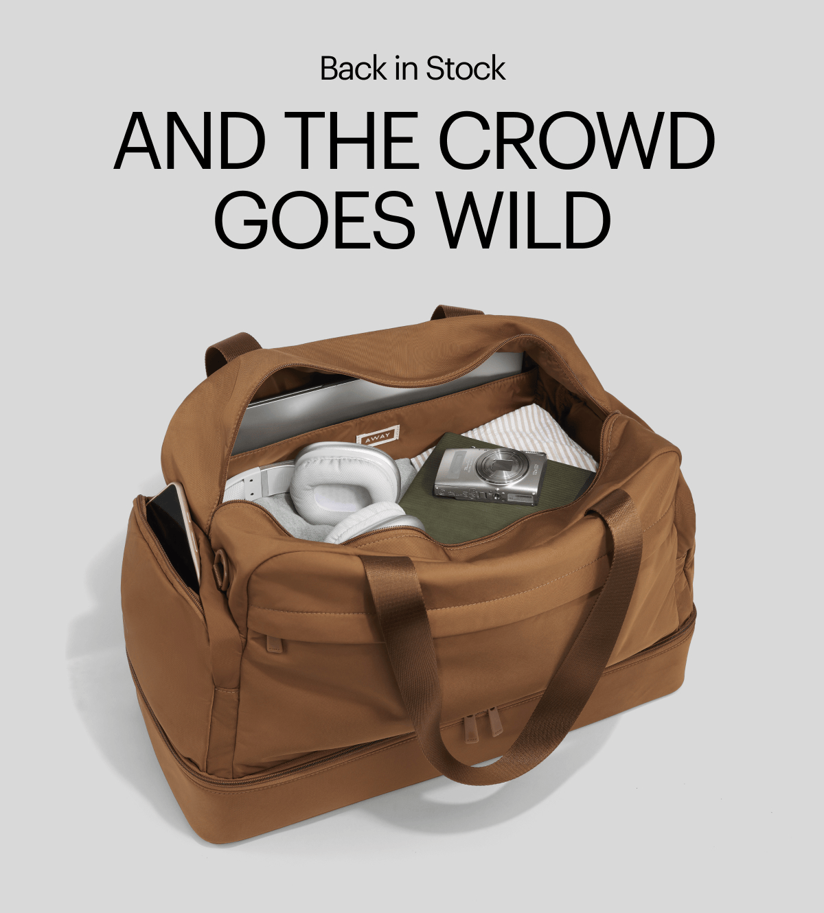 AND THE CROWD GOES WILD | Back in Stock