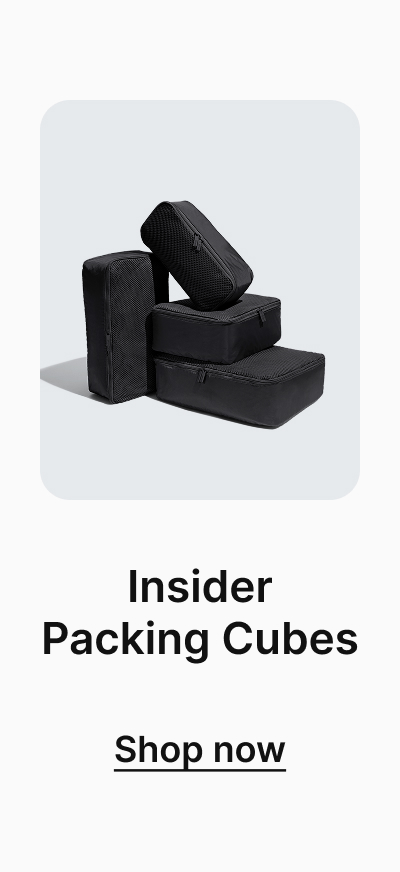 Insider Packing Cubes | Shop now