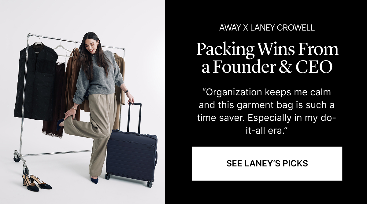 Packing wins from a founder & CEO | See Laney's picks