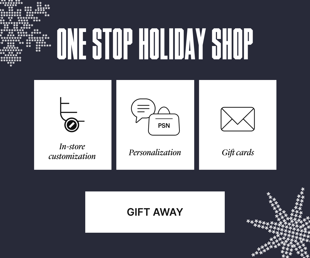 ONE STOP HOLIDAY SHOP: Luggage customization, Gift cards, Personalization