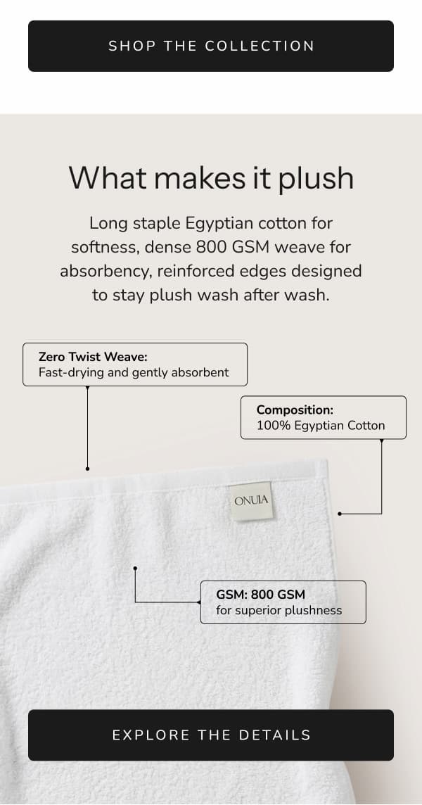 Shop heavyweight 800gsm towels for maximum plush comfort