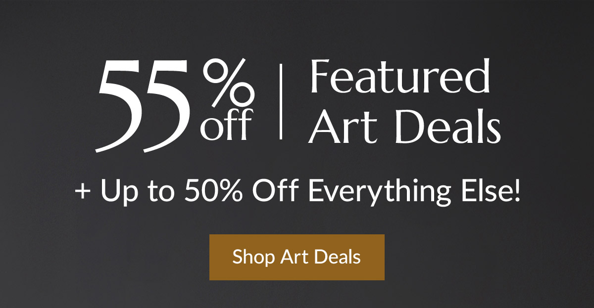 Ends tomorrow: 55% off art deals