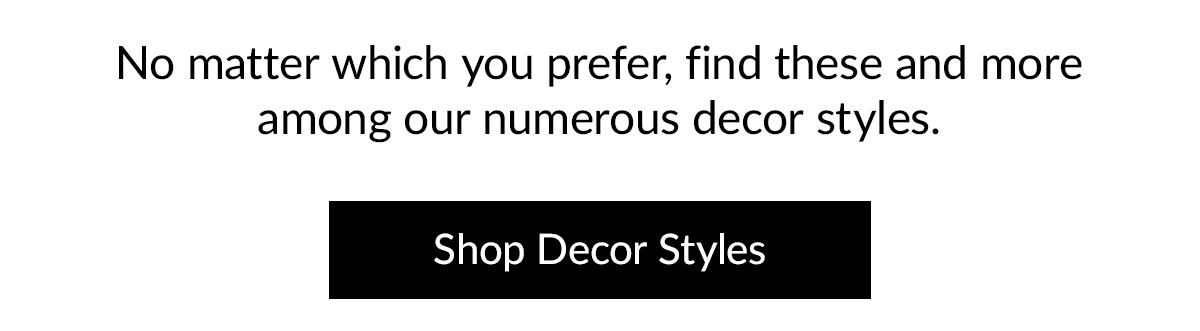 Shop Decor Styles
