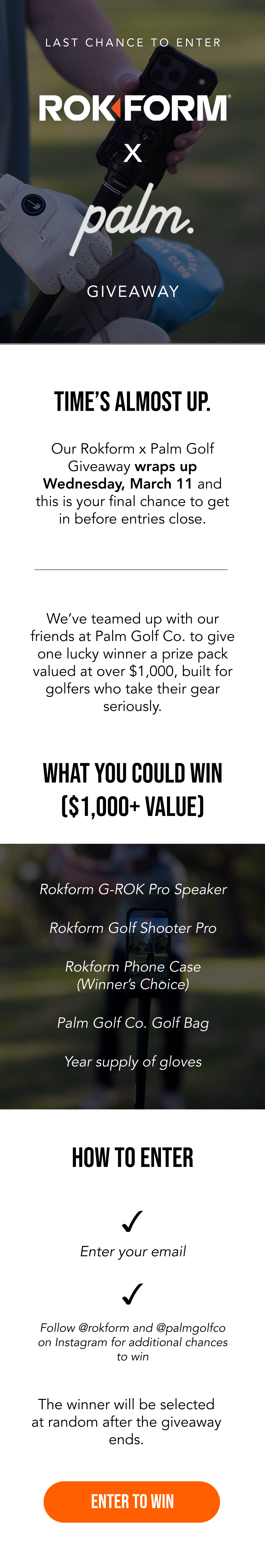 Rokform x Palm Golf Co. Giveaway