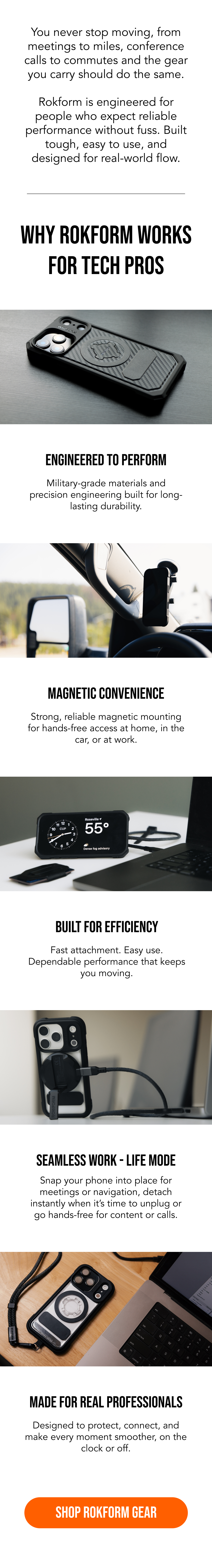 Rokform for Tech Savvy Professionals