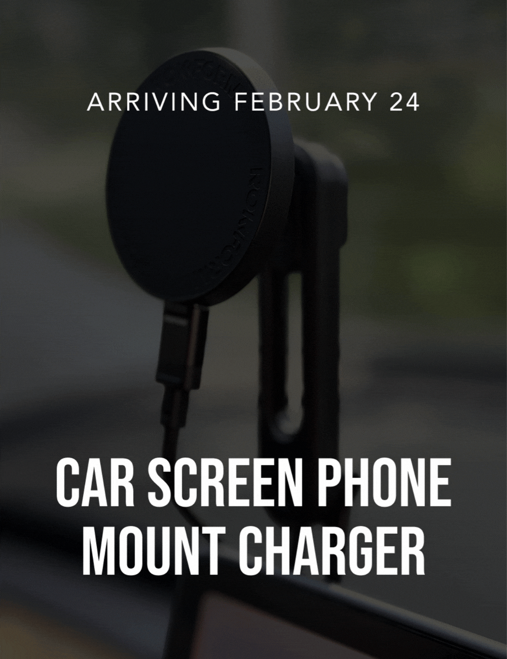 Coming Soon: Car Screen Phone Mount Charger