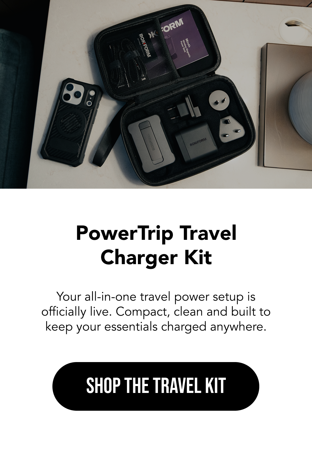 PowerTrip Travel Charger Kit
