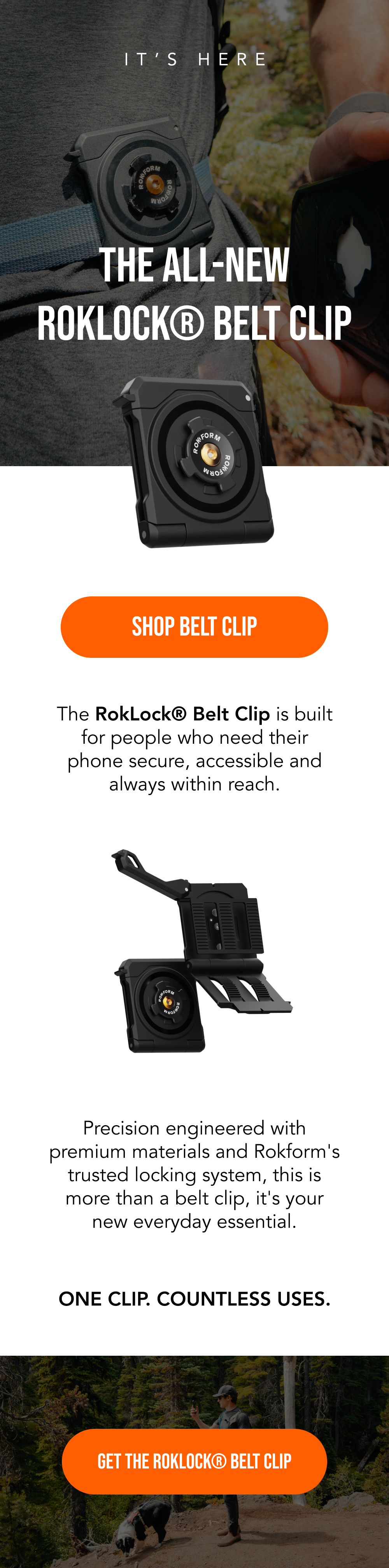 It's Here: RokLock® Belt Clip