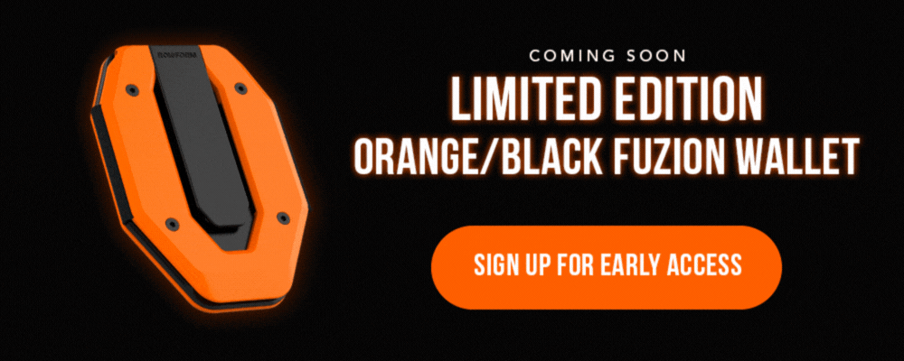 Limited Edition Orange/Black Fuzion Wallet