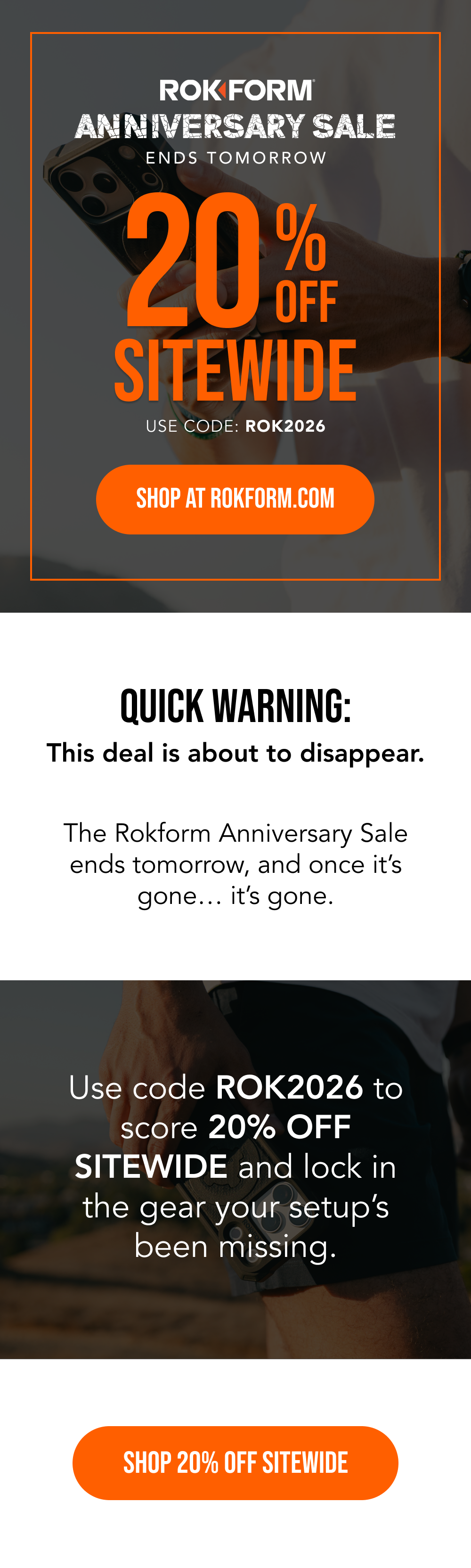 Rokform Anniversary Sale: 20% Off Sitewide