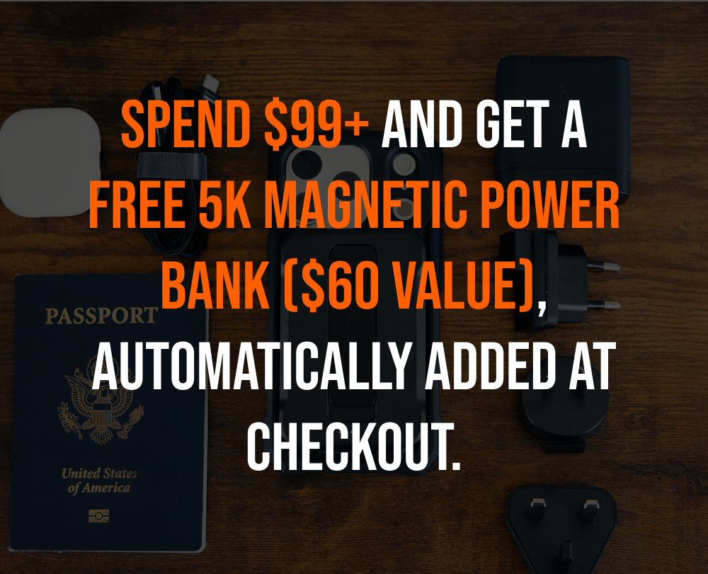 Get a Free 5K Powerbank on Orders $99+
