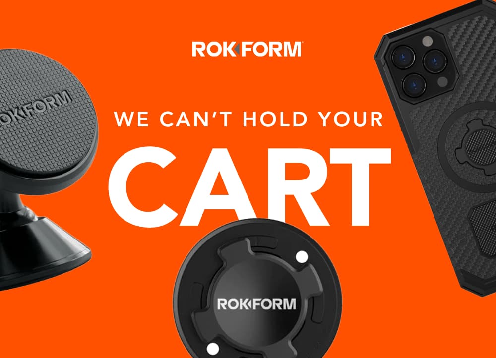 We can't hold your cart.