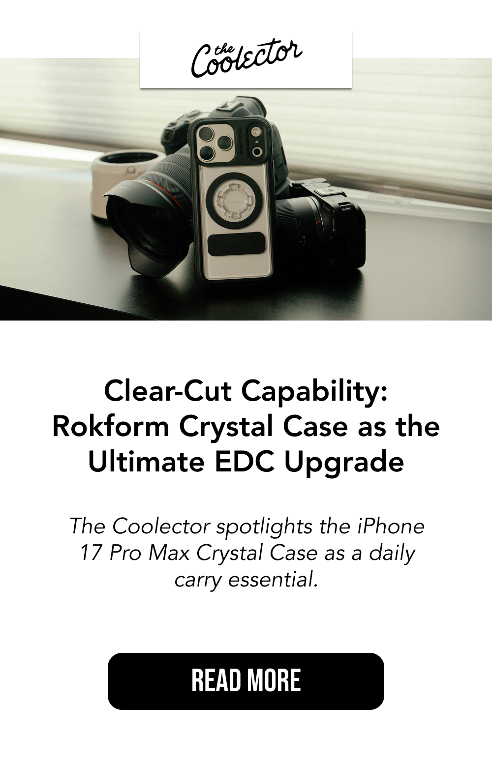 Rokform Crystal Case as the Ultimate EDC Upgrade