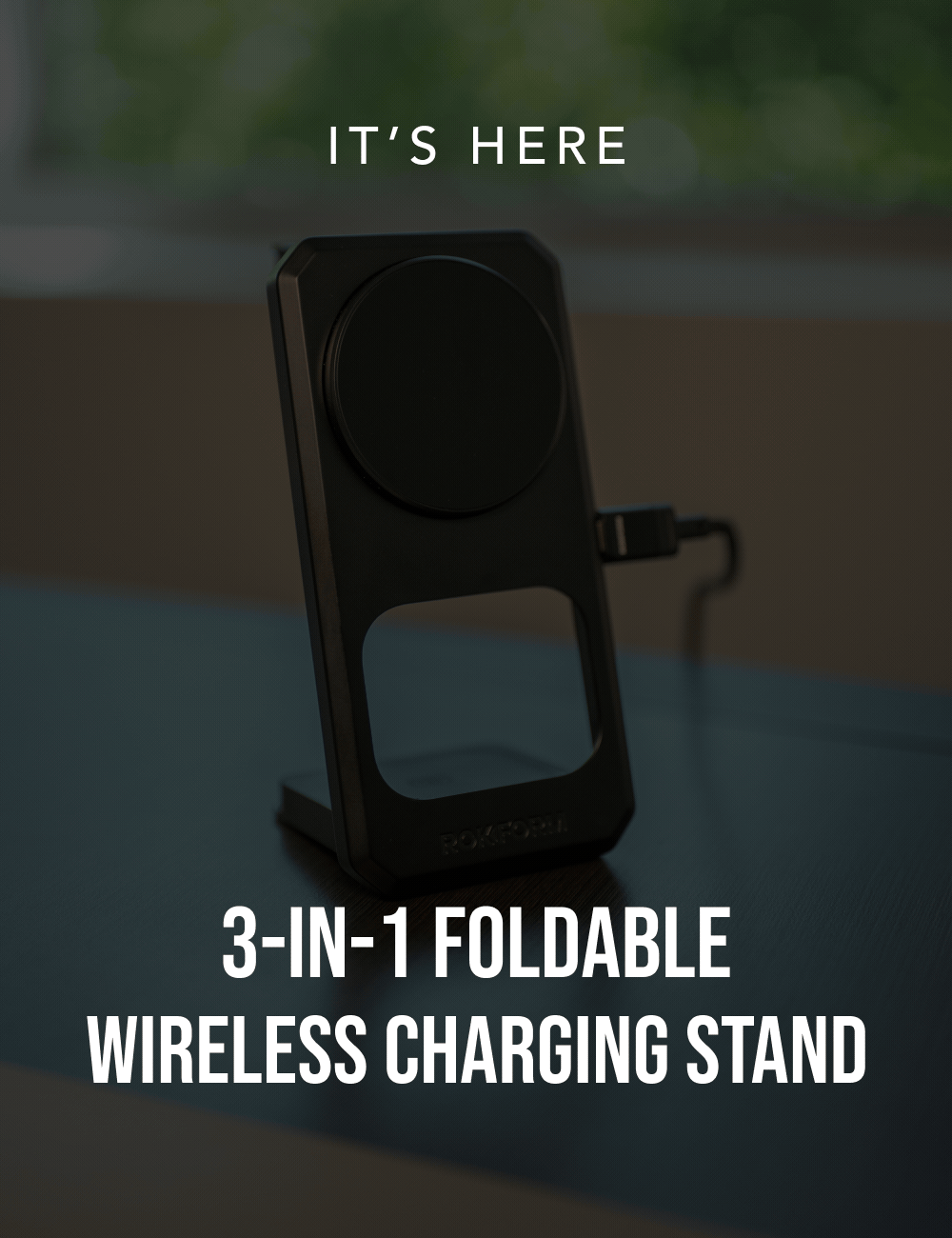 3-in-1 Foldable Wireless Charging Stand