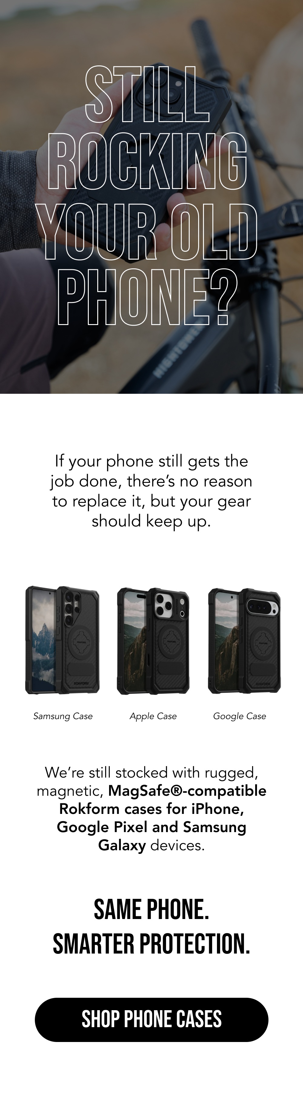 Old Phone. Rokform Protection.