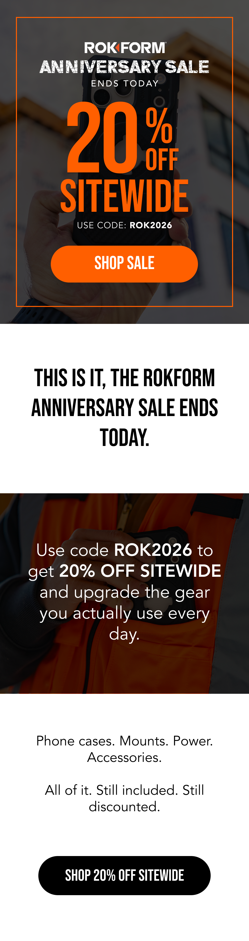 Rokform Anniversary Sale: 20% Off Sitewide