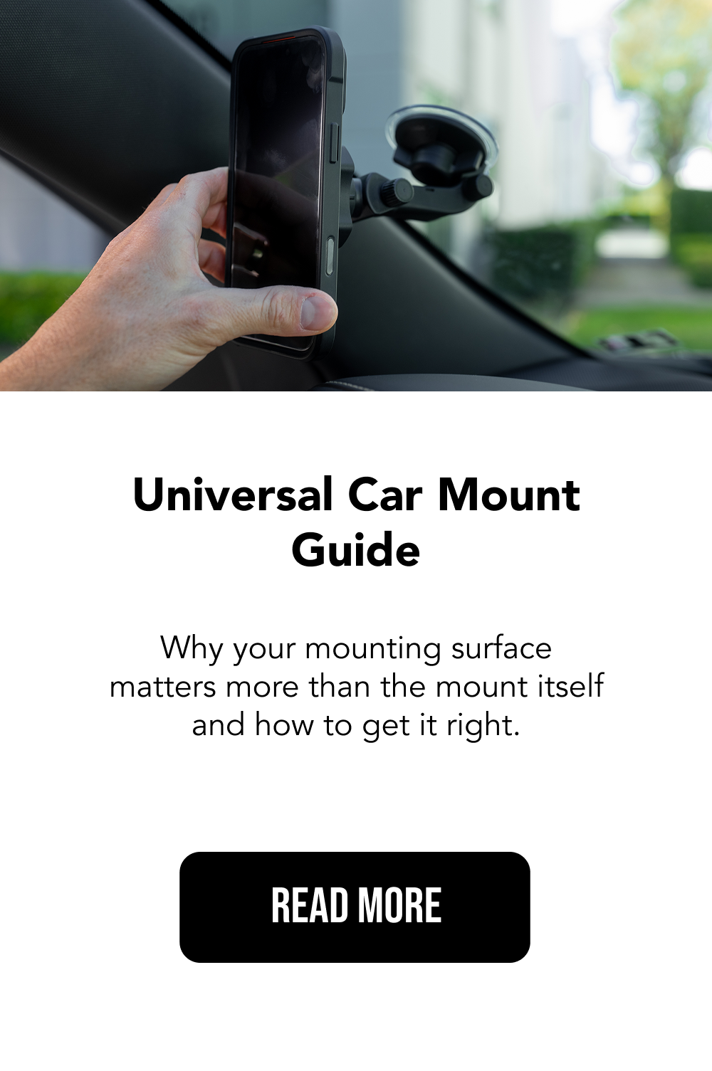 Universal Car Mount Guide