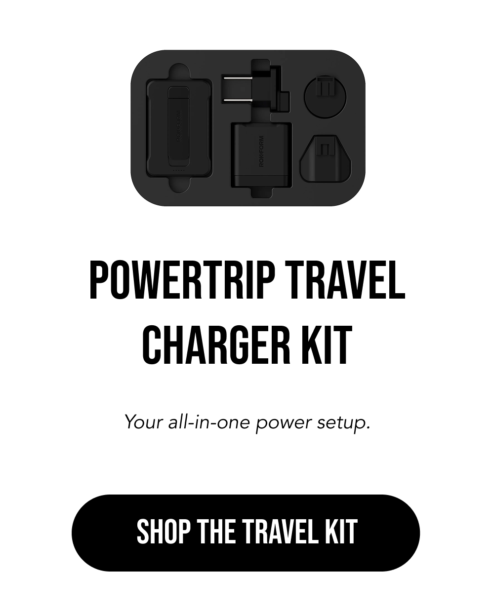 PowerTrip Travel Charger Kit