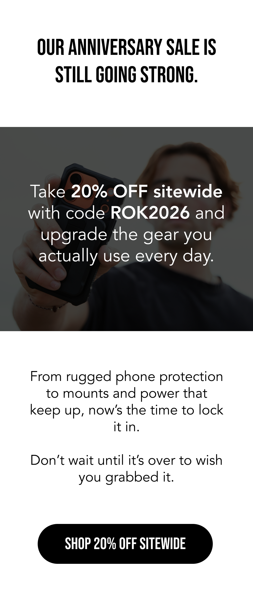 Rokform Anniversary Sale: 20% Off Sitewide